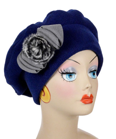 Royal Blue Winter Fleece Lined Polartec® Headband, Super Warm